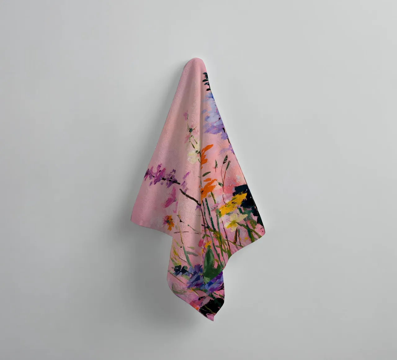 Fiori selvatici astratti asciugamano da bagno da IamHomeStudio