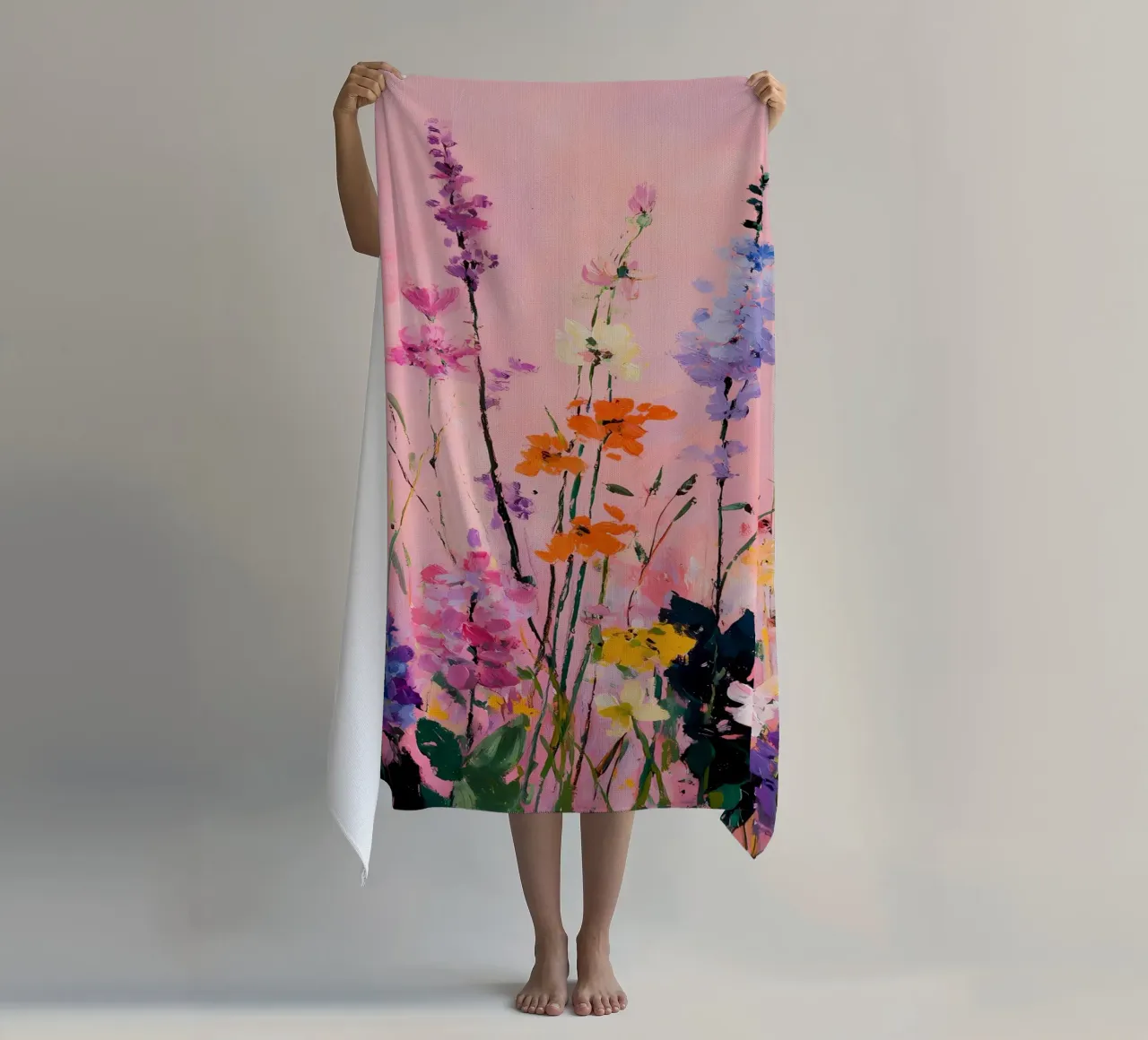Fiori selvatici astratti telo mare da IamHomeStudio