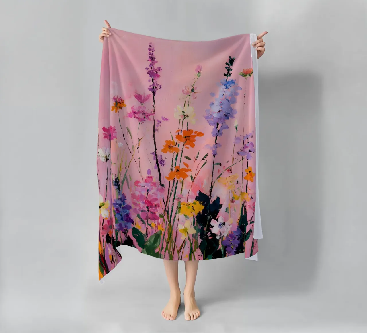 Fiori selvatici astratti telo mare da IamHomeStudio