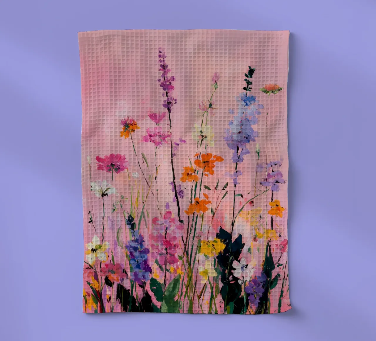 Fiori selvatici astratti canovaccio da cucina da IamHomeStudio