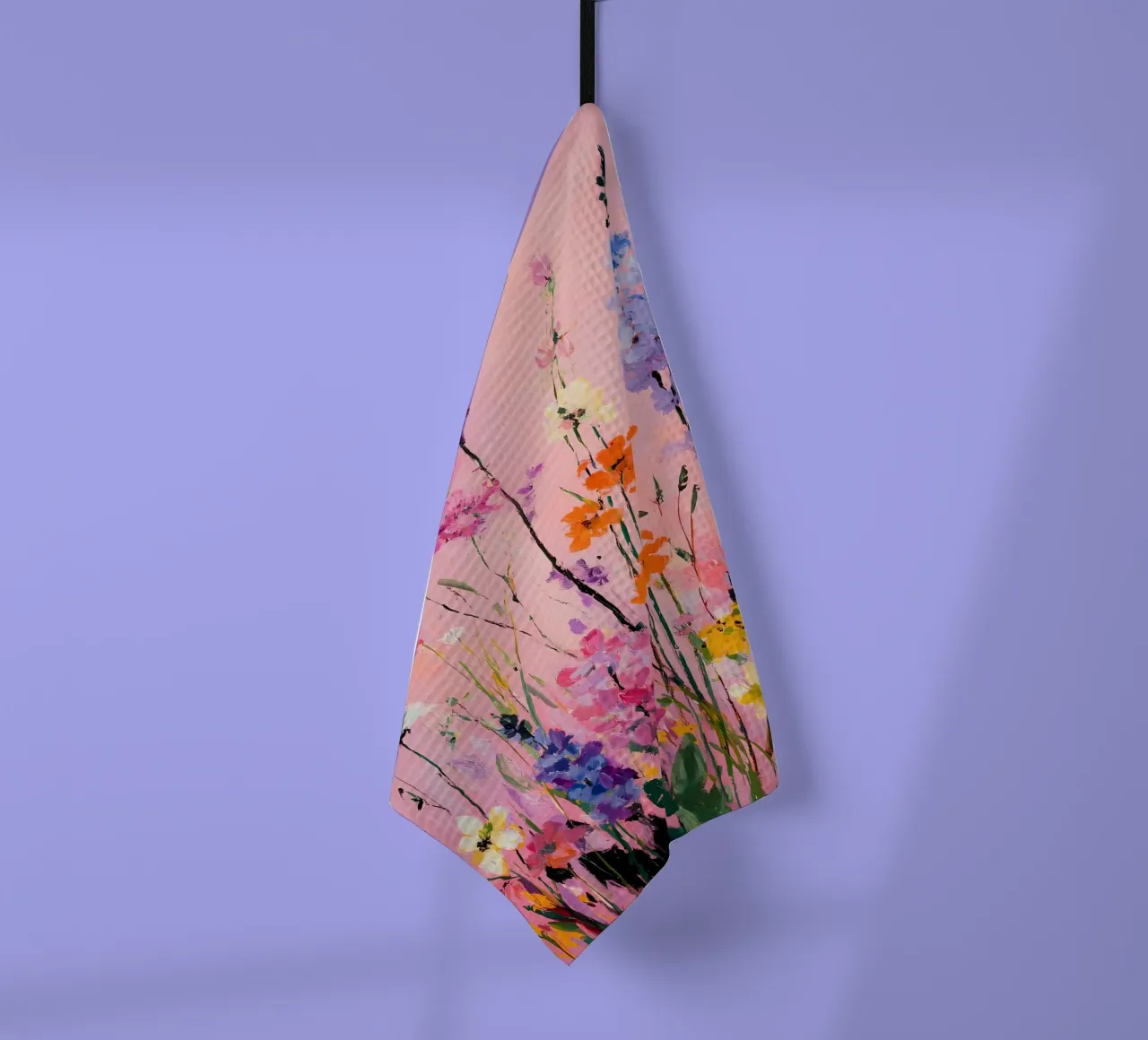 Fiori selvatici astratti canovaccio da cucina da IamHomeStudio