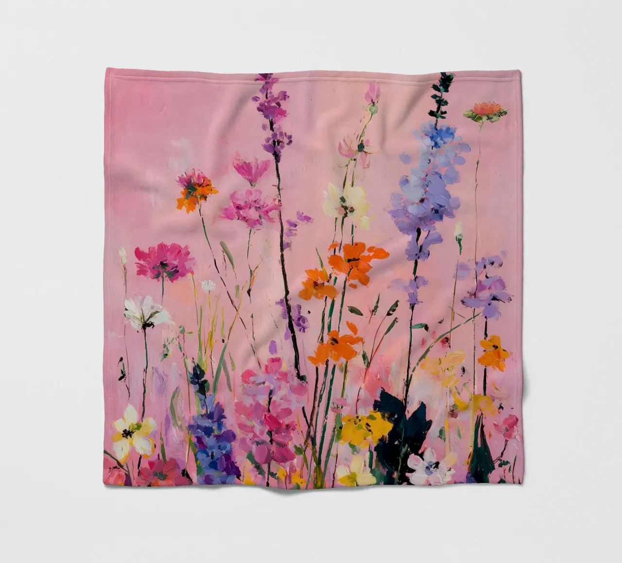 Fiori selvatici astratti coperta in pile da IamHomeStudio