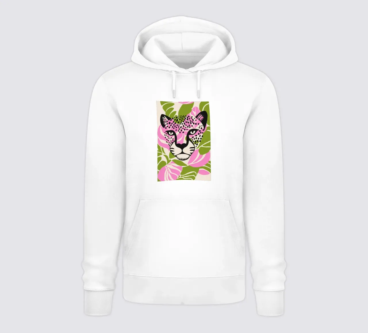 Design a faccia piatta Tiger Classic felpa con cappuccio da igoshartwrks