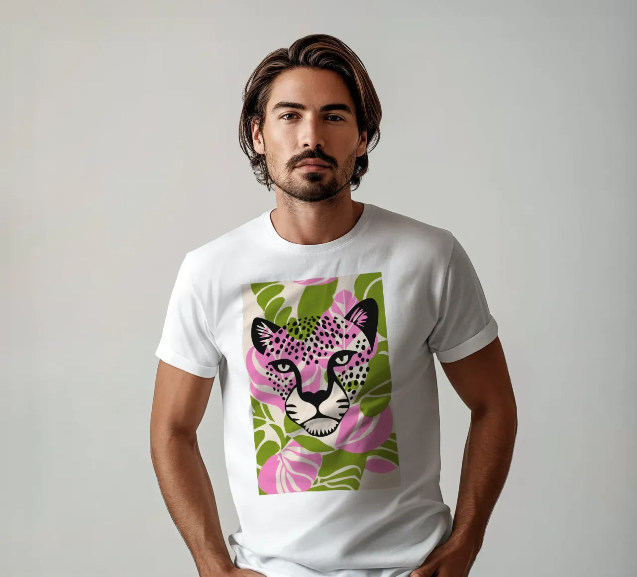 Design a faccia piatta Tiger Classic t-shirt da igoshartwrks
