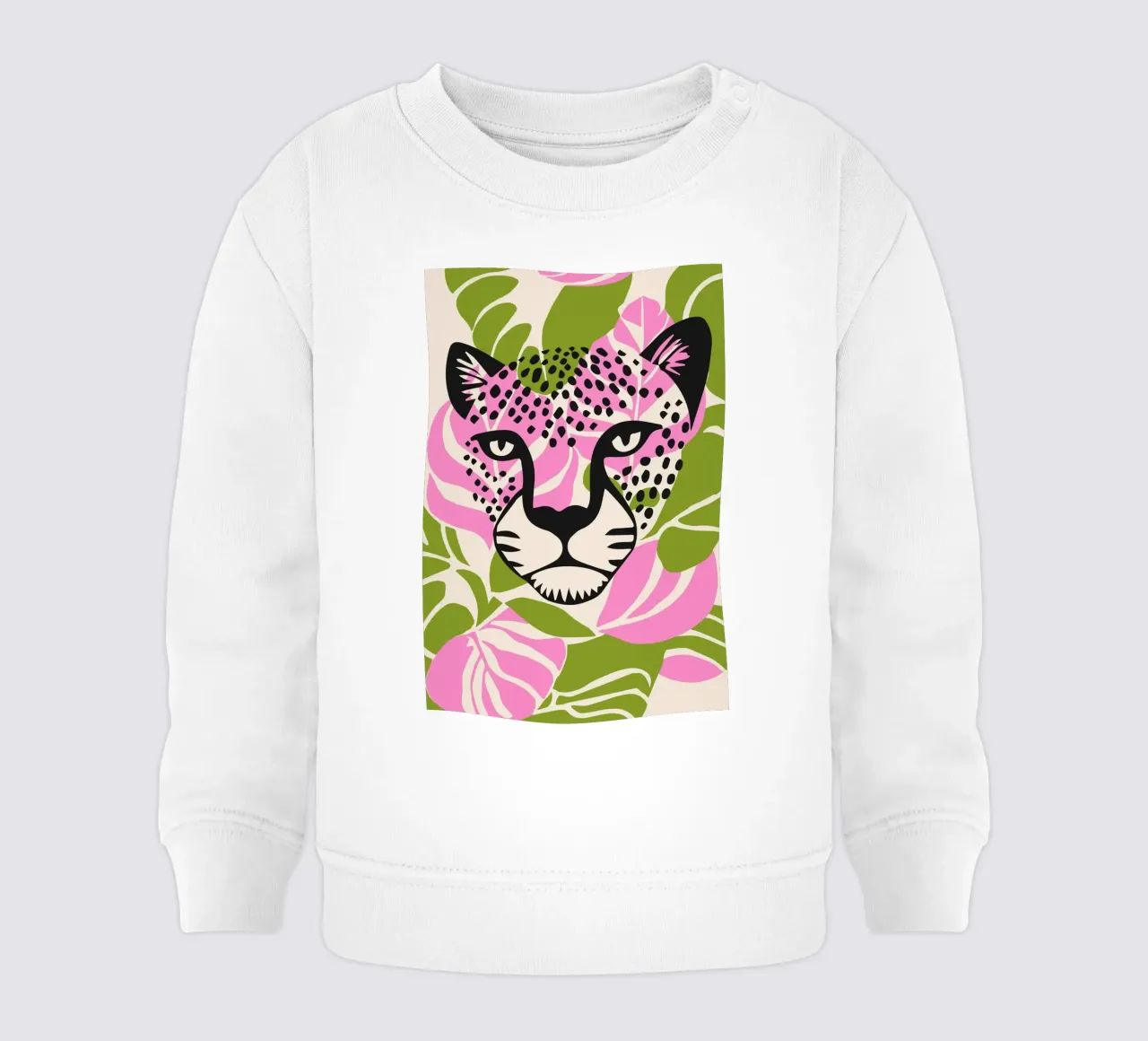 Design a faccia piatta Tiger Classic felpa neonato da igoshartwrks