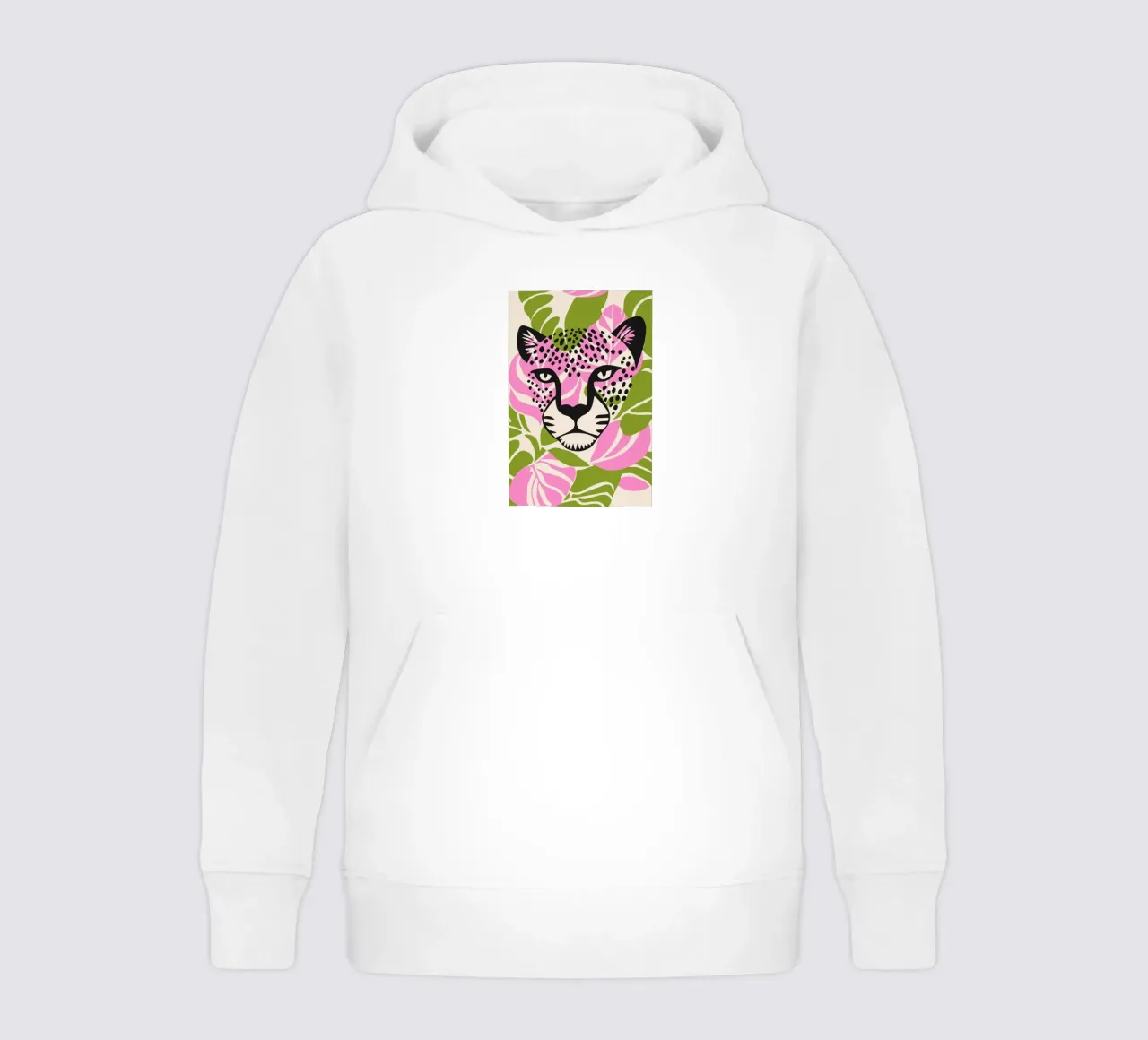 Design a faccia piatta Tiger Classic felpa bambino con cappuccio da igoshartwrks