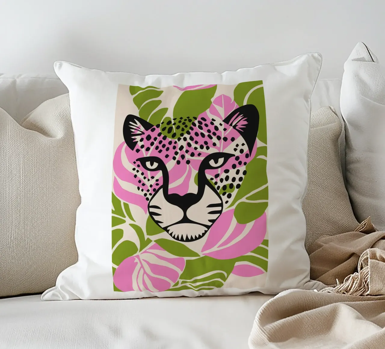 Design a faccia piatta Tiger Classic cuscino da igoshartwrks