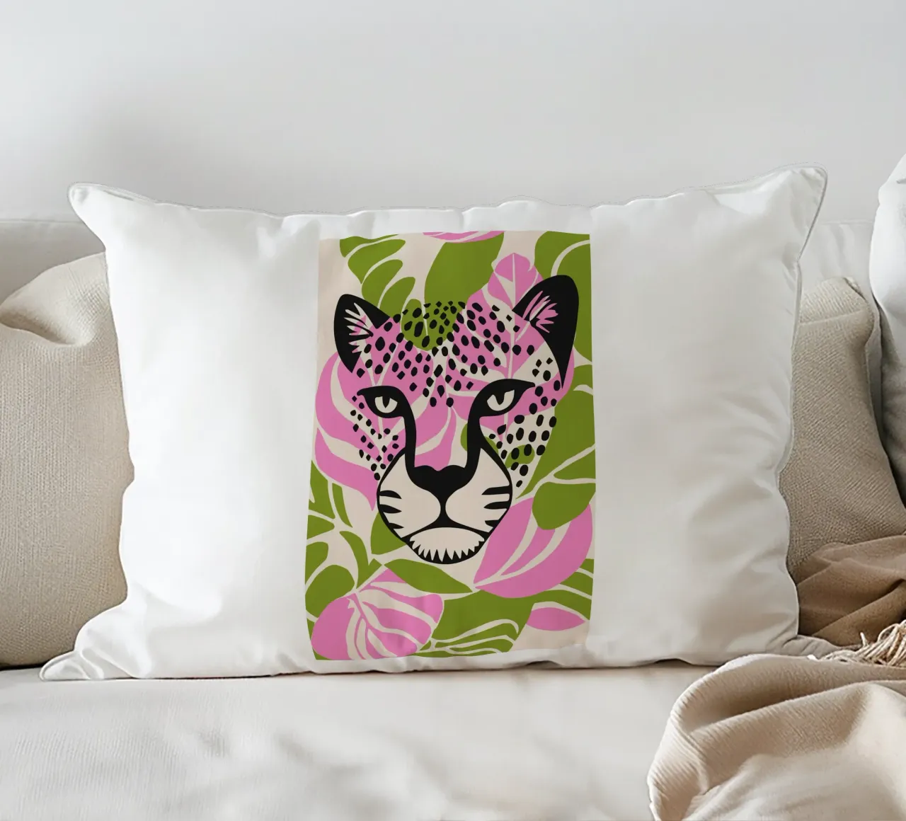 Design a faccia piatta Tiger Classic cuscino da igoshartwrks