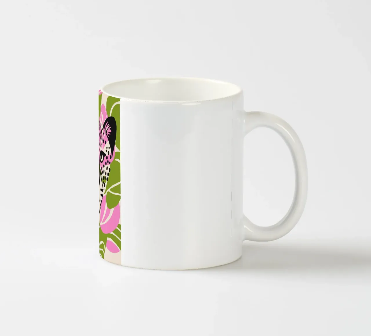 Design a faccia piatta Tiger Classic tazza in ceramica da igoshartwrks