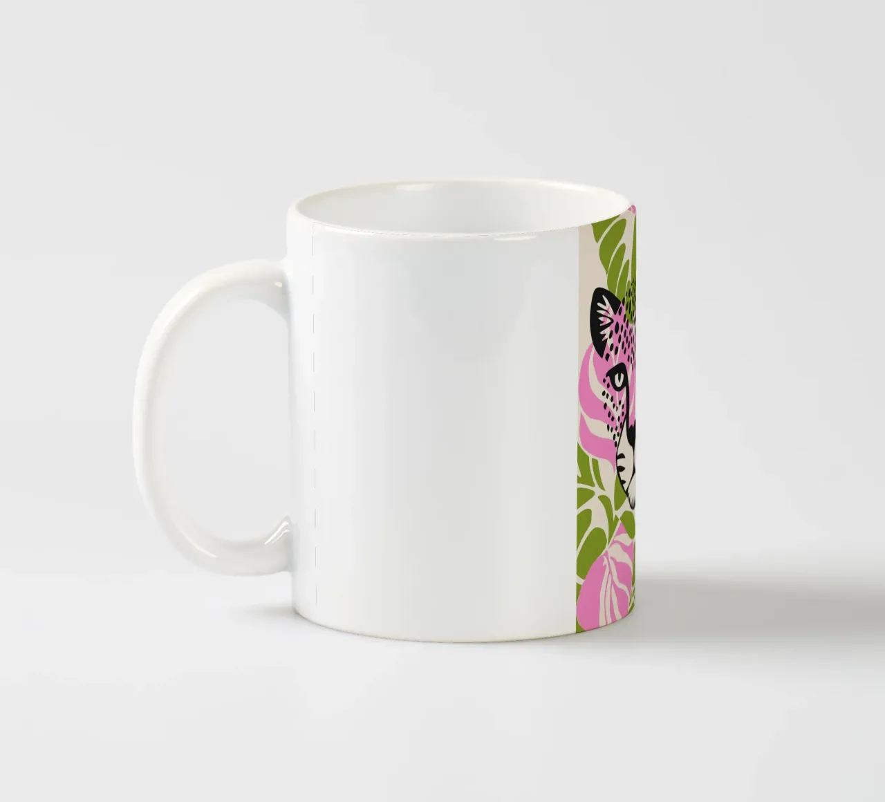 Design a faccia piatta Tiger Classic tazza in ceramica da igoshartwrks