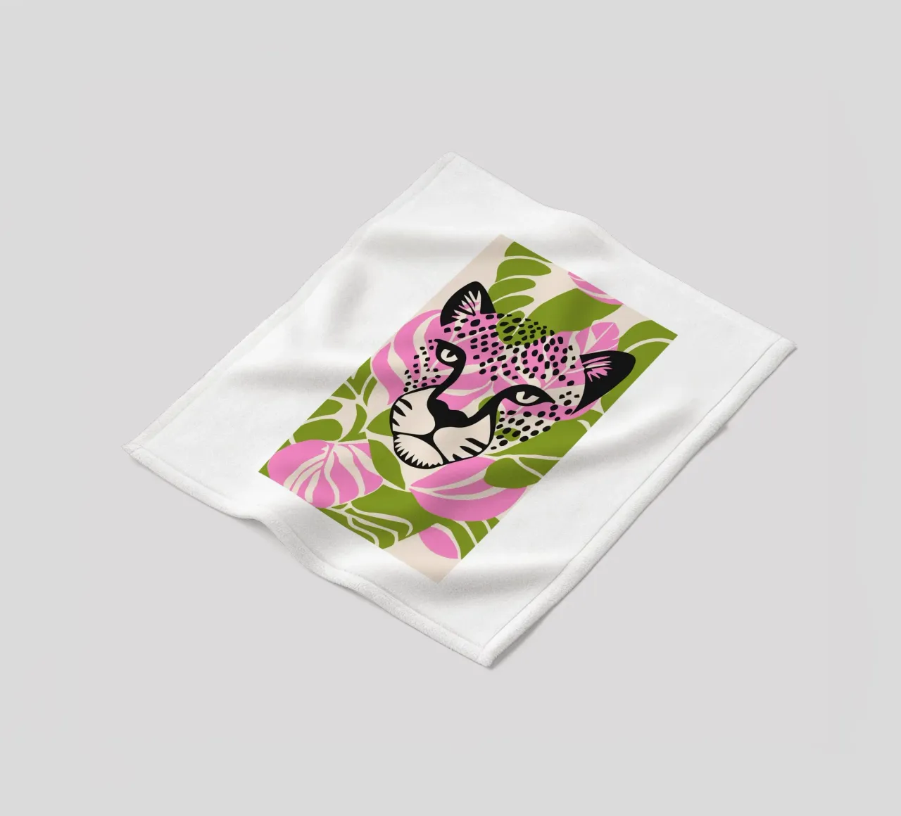 Design a faccia piatta Tiger Classic coperta in pile da igoshartwrks