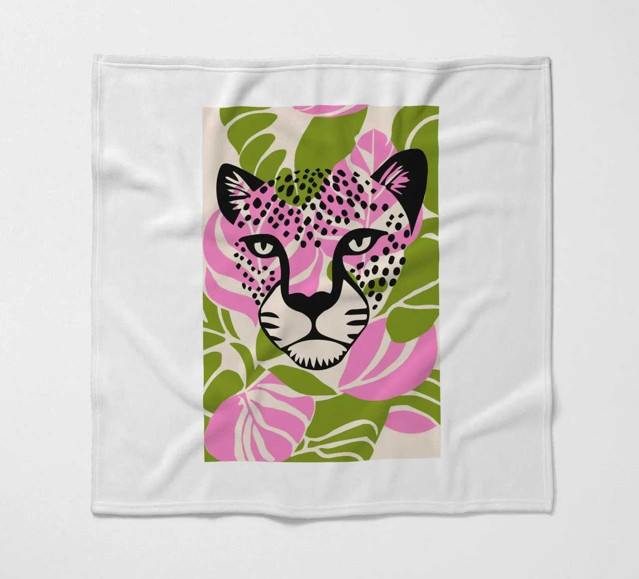 Design a faccia piatta Tiger Classic coperta in pile da igoshartwrks