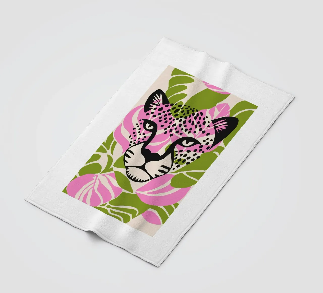 Design a faccia piatta Tiger Classic coperta in pile da igoshartwrks