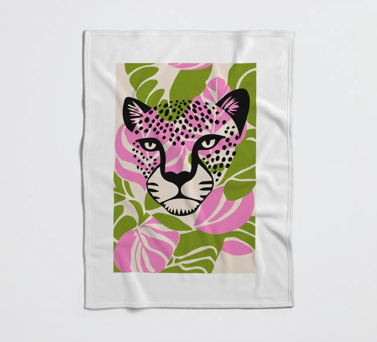Design a faccia piatta Tiger Classic coperta in pile da igoshartwrks