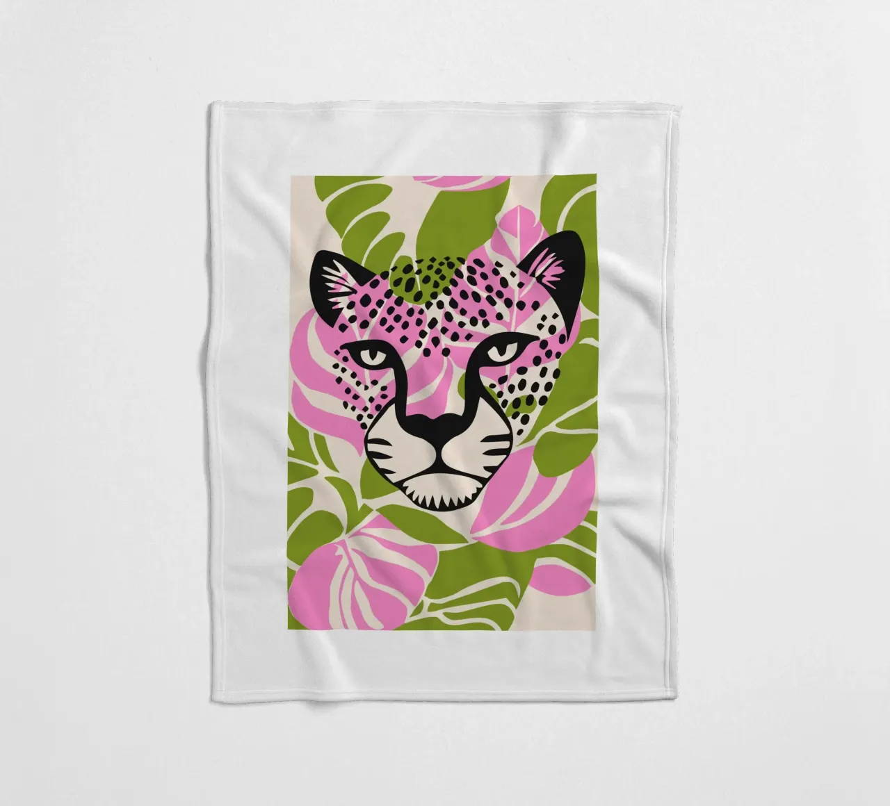 Design a faccia piatta Tiger Classic coperta in pile da igoshartwrks