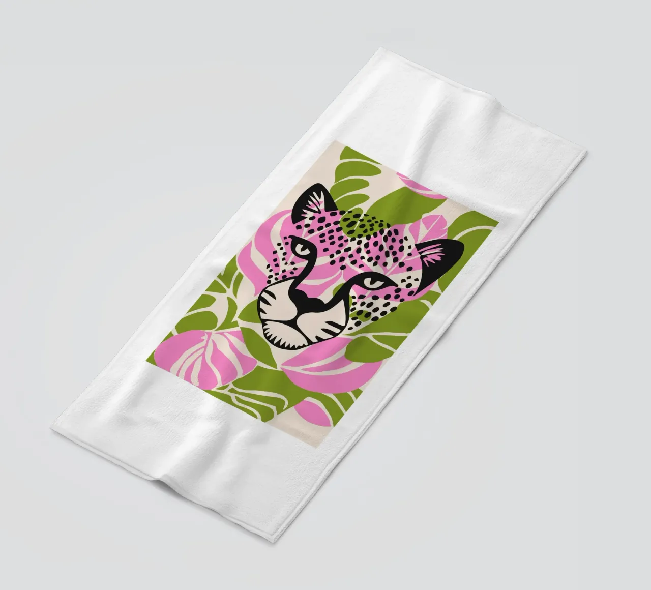 Design a faccia piatta Tiger Classic telo mare da igoshartwrks