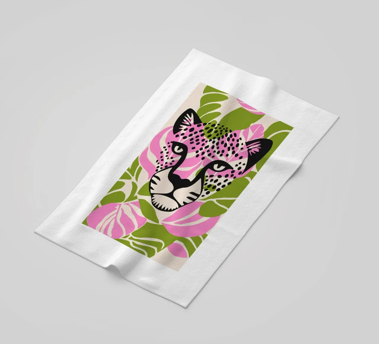 Design a faccia piatta Tiger Classic telo mare da igoshartwrks