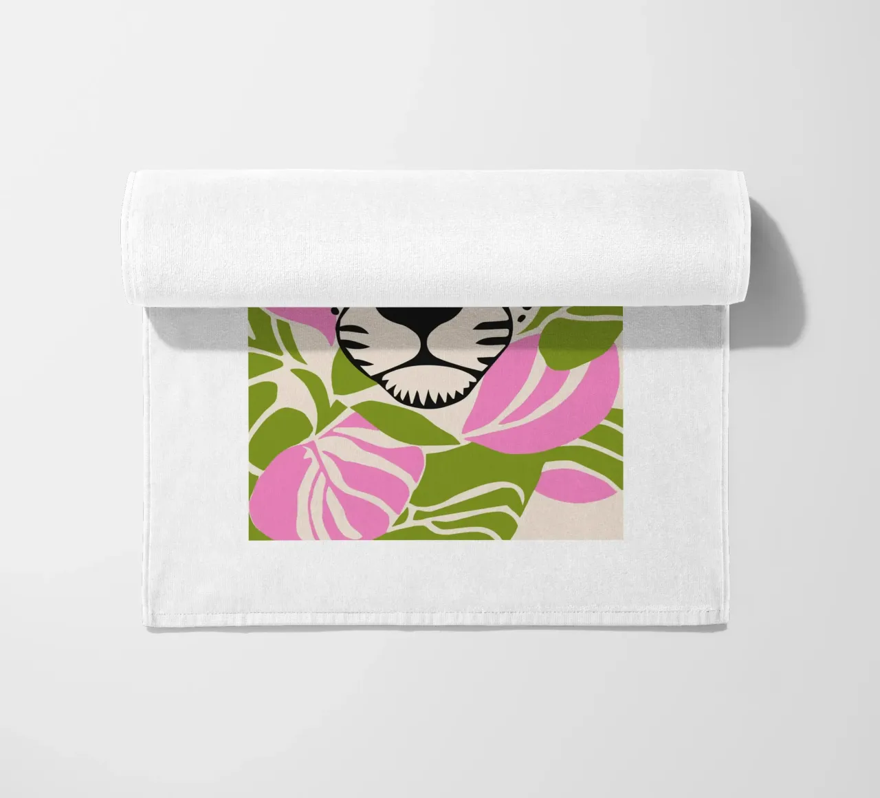 Design a faccia piatta Tiger Classic telo mare da igoshartwrks