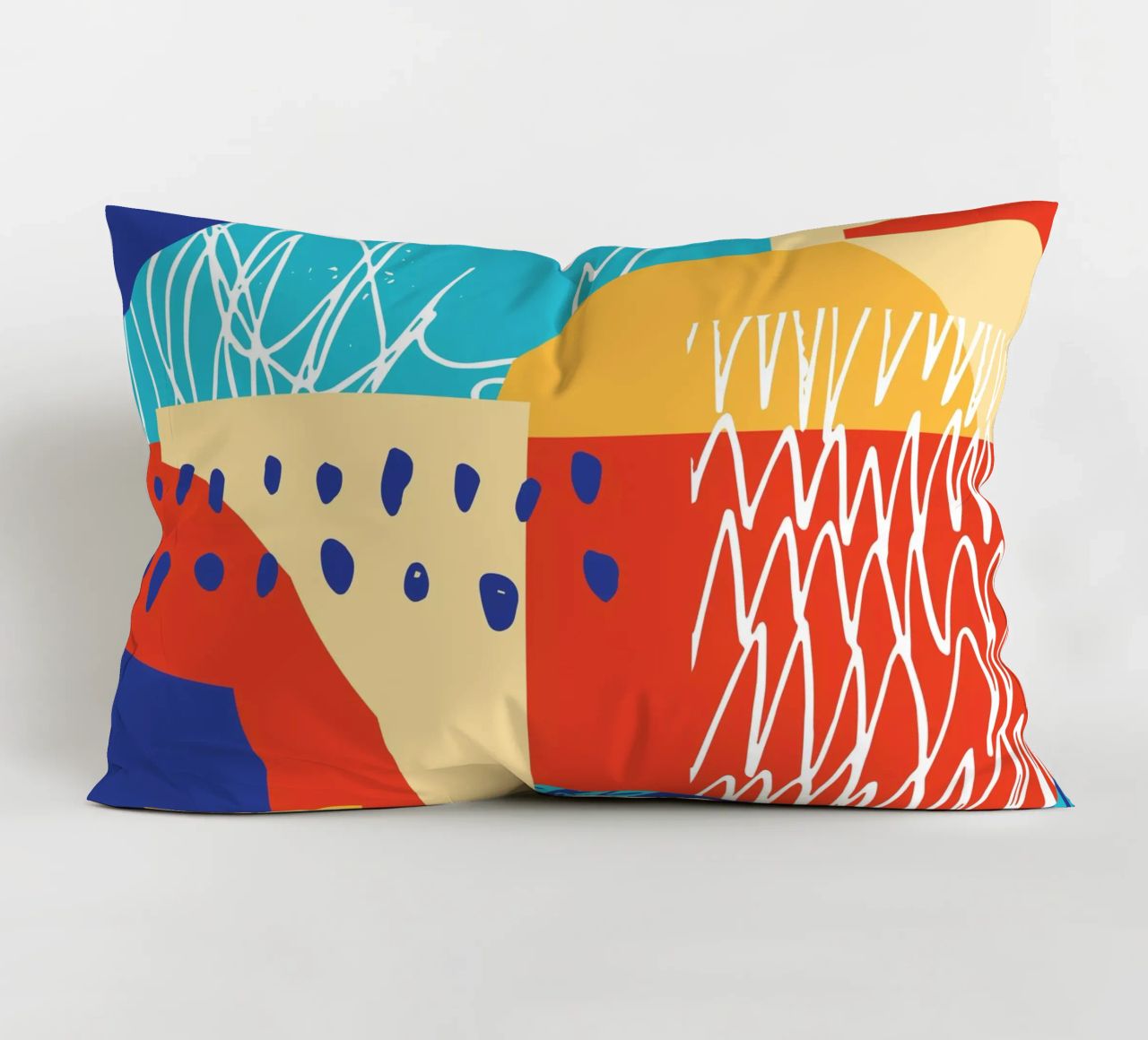 Forma e colore contemporanei II cuscino da Kim Hubball Studio