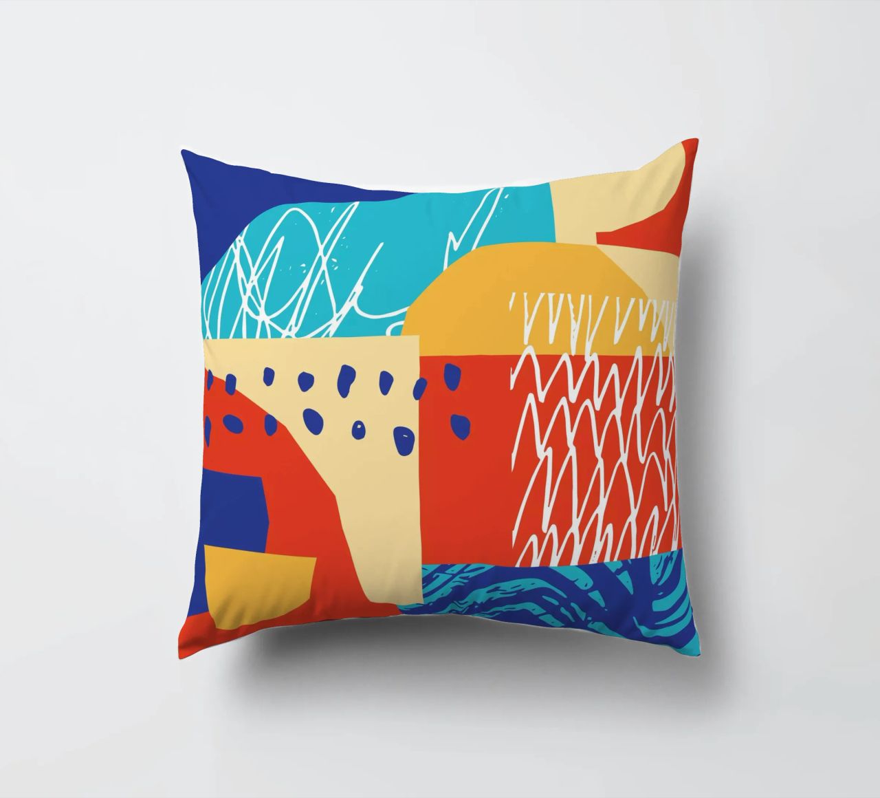 Forma e colore contemporanei II cuscino da Kim Hubball Studio