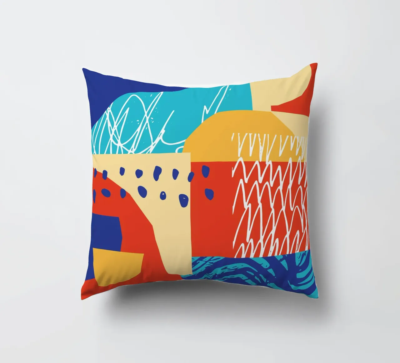 Forma e colore contemporanei II cuscino da Kim Hubball Studio