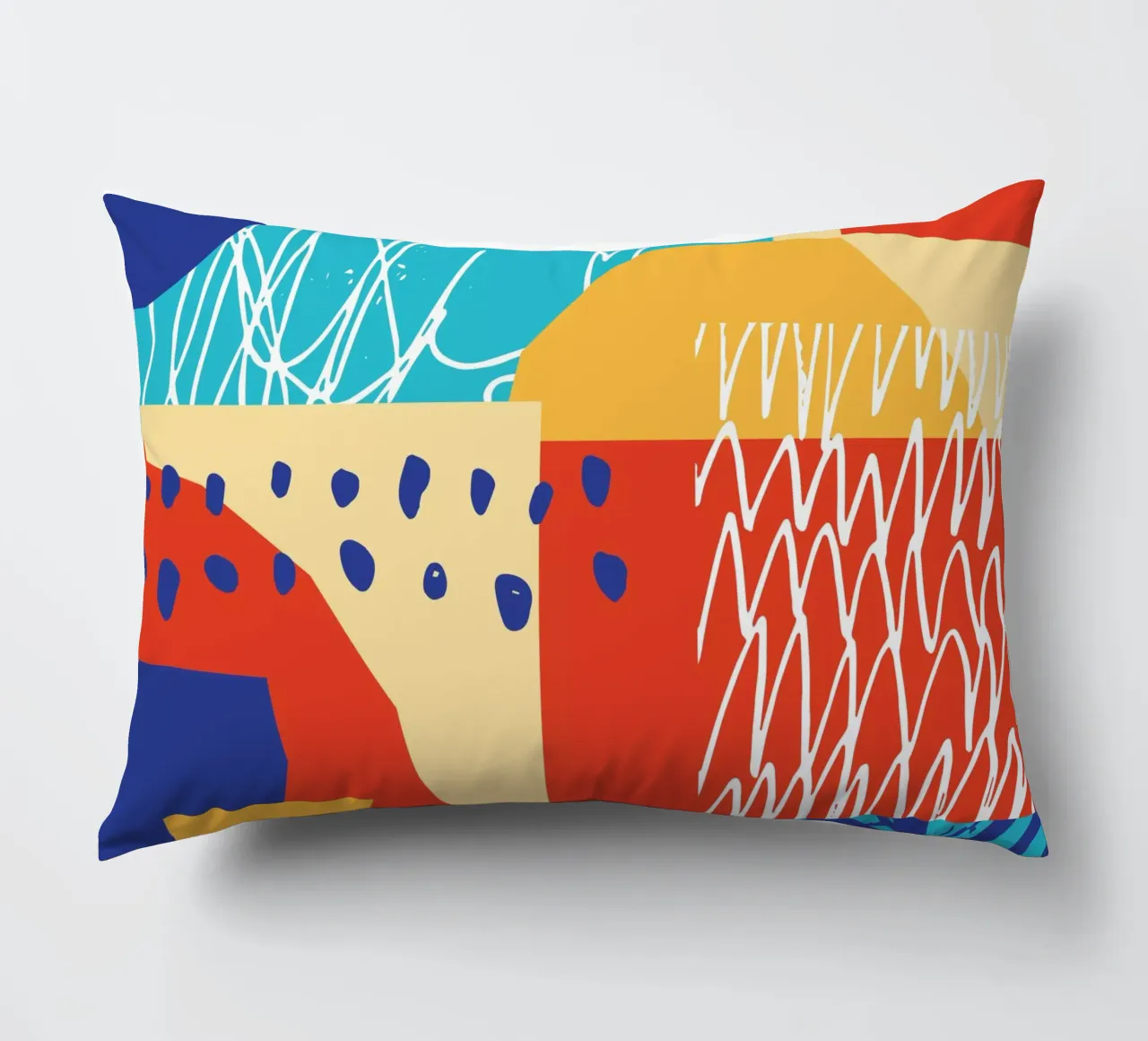 Forma e colore contemporanei II cuscino da Kim Hubball Studio