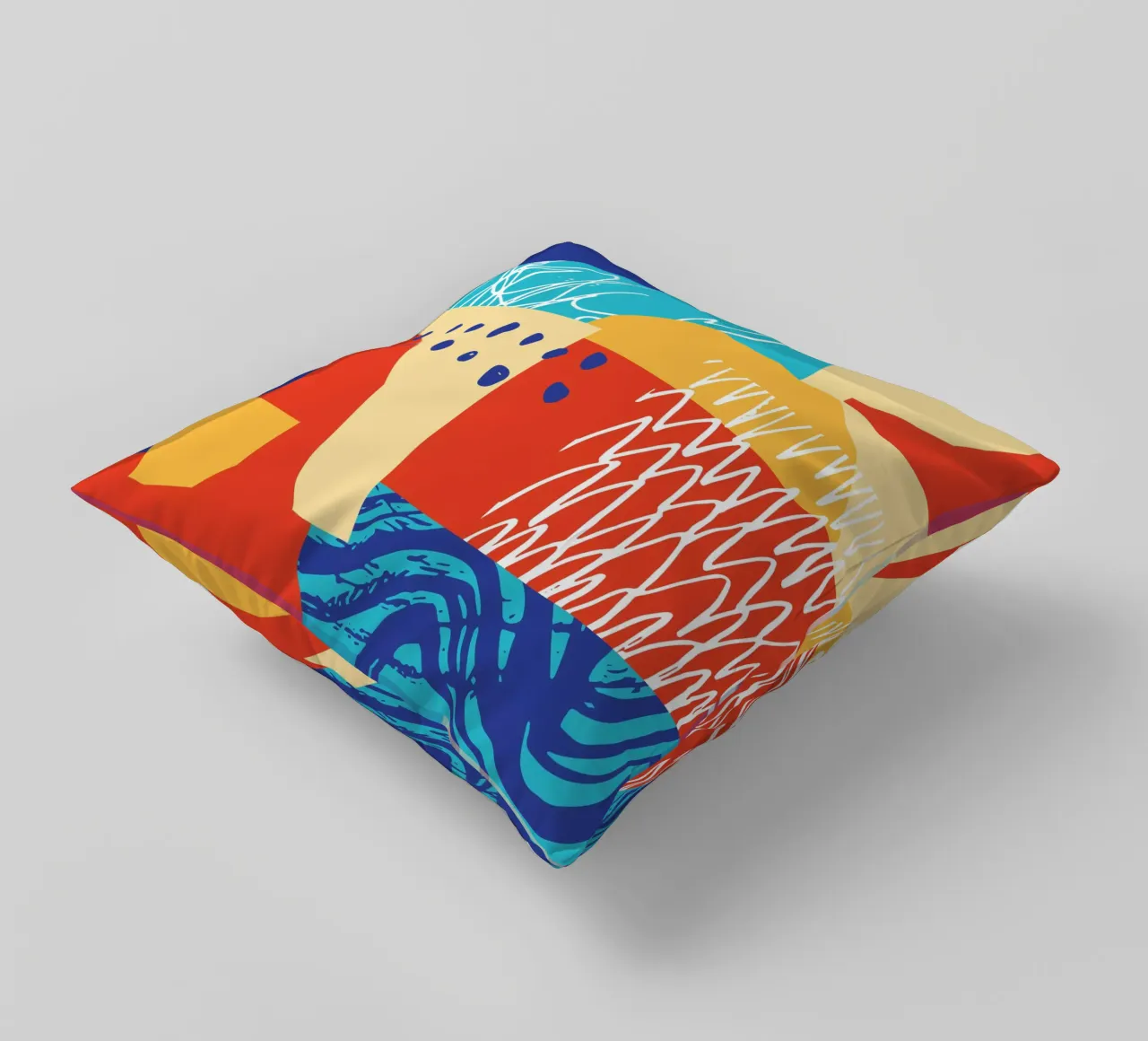 Forma e colore contemporanei II cuscino da Kim Hubball Studio