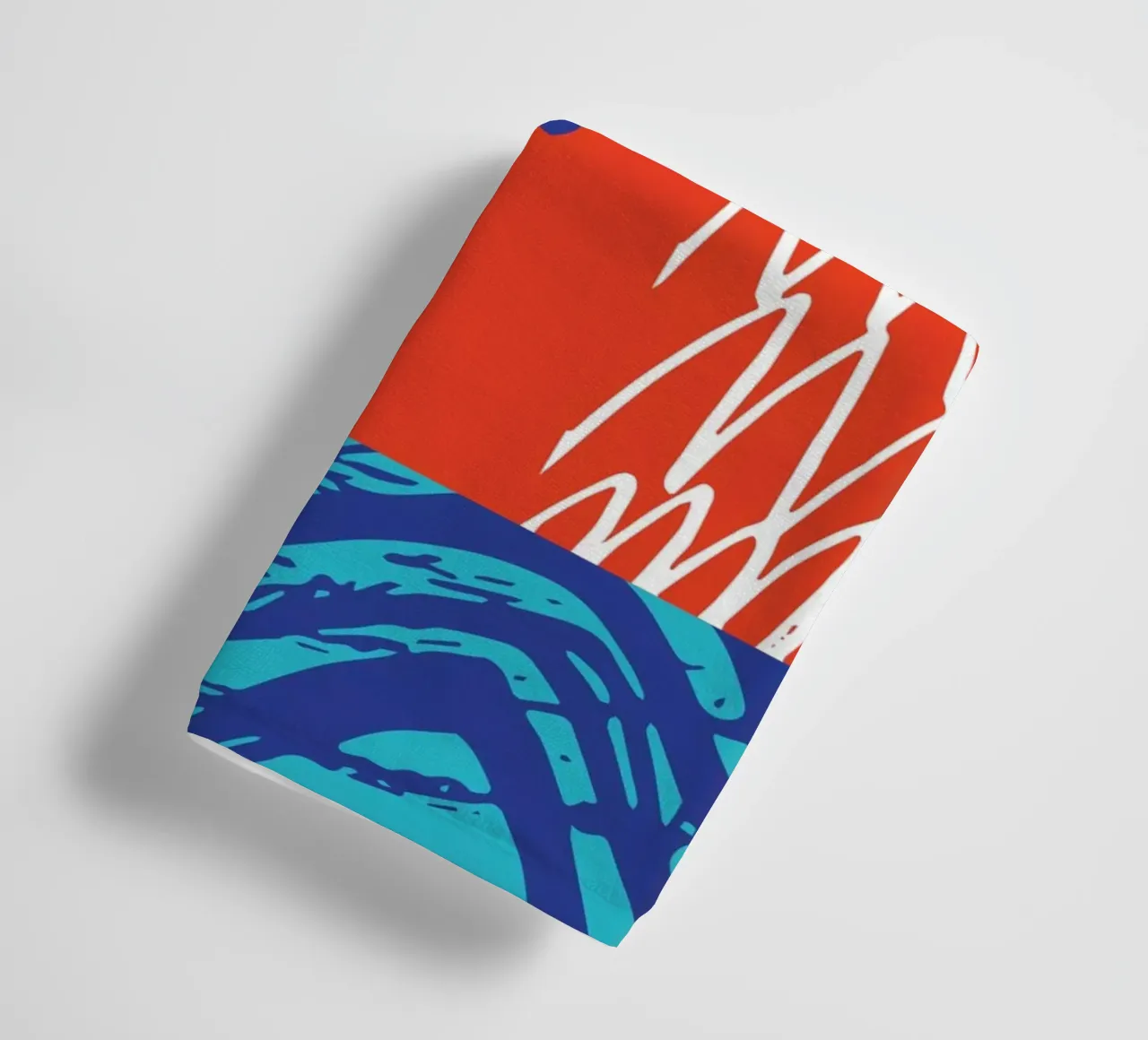 Contemporary Shape and Colour II towel by Kim Hubball Studio