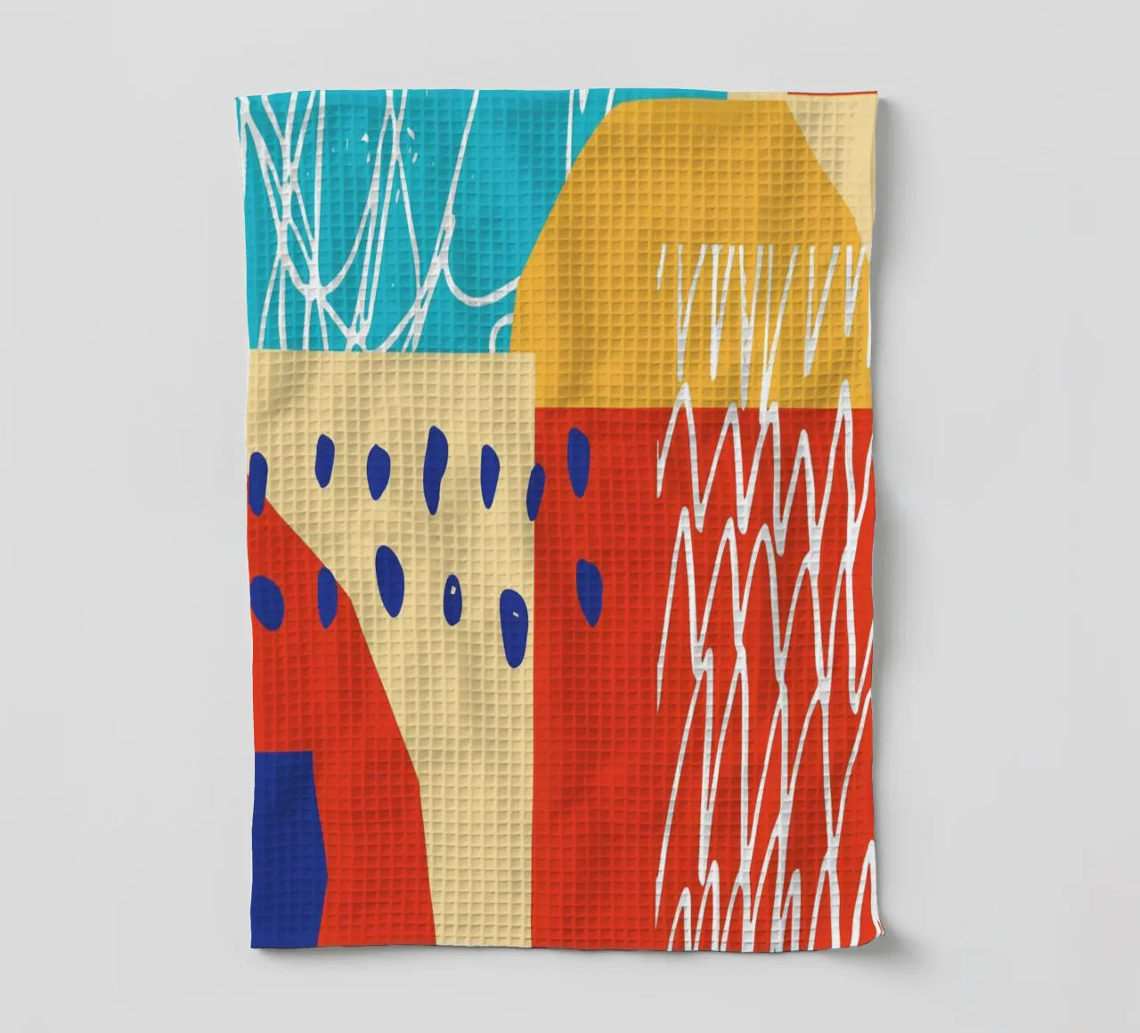 Forma e colore contemporanei II canovaccio da cucina da Kim Hubball Studio