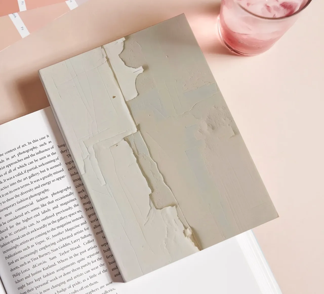 Textured Surface with Peeling Layers notebook by DesignDoodle