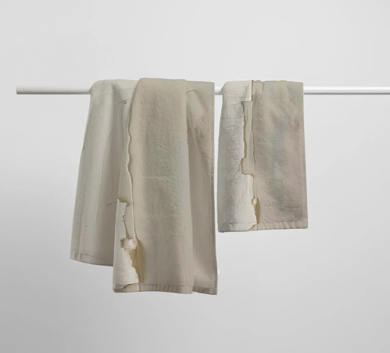 Textured Surface with Peeling Layers towel by DesignDoodle