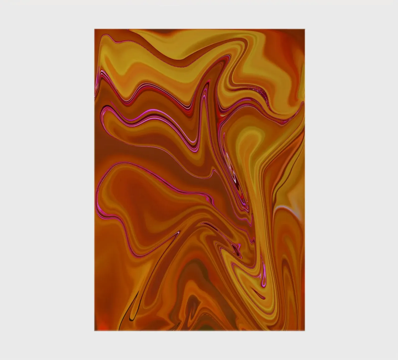 Modello dinamico astratto in giallo, arancione e viola. diario da Something for you