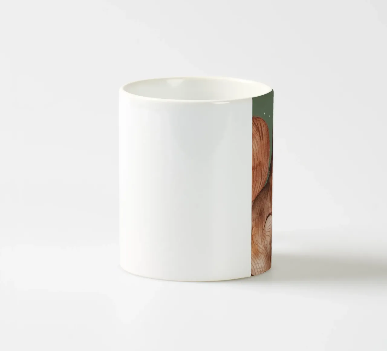 Eichhörnchen mit Sternen tazza in ceramica da Ohkimiko