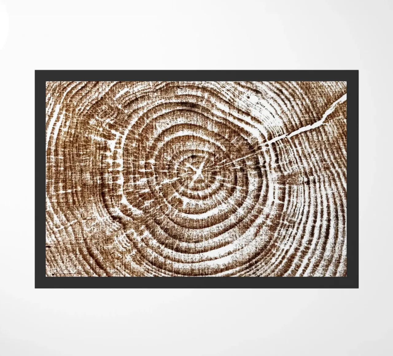 Anelli dell'albero fetta di legno zerbino da TAKU + TAKU