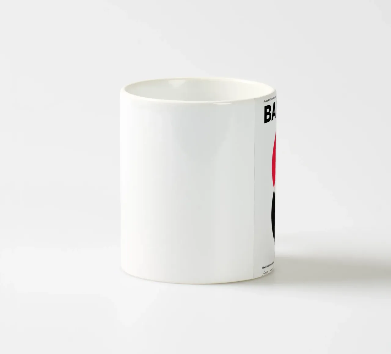 Bauhaus abstracte cirkels print keramische mok van Cozy Vibes