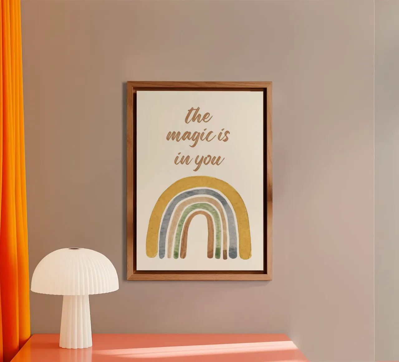 The magic is in you alluminio dibond da PinkCandyWalls