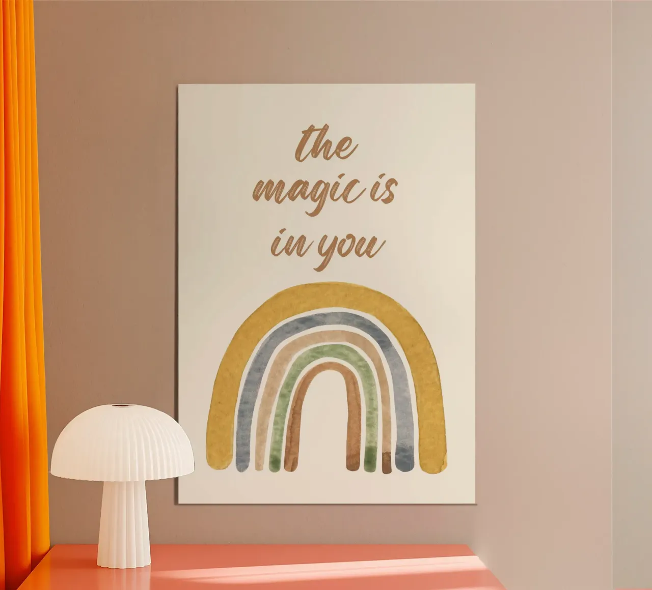 The magic is in you alluminio dibond da PinkCandyWalls