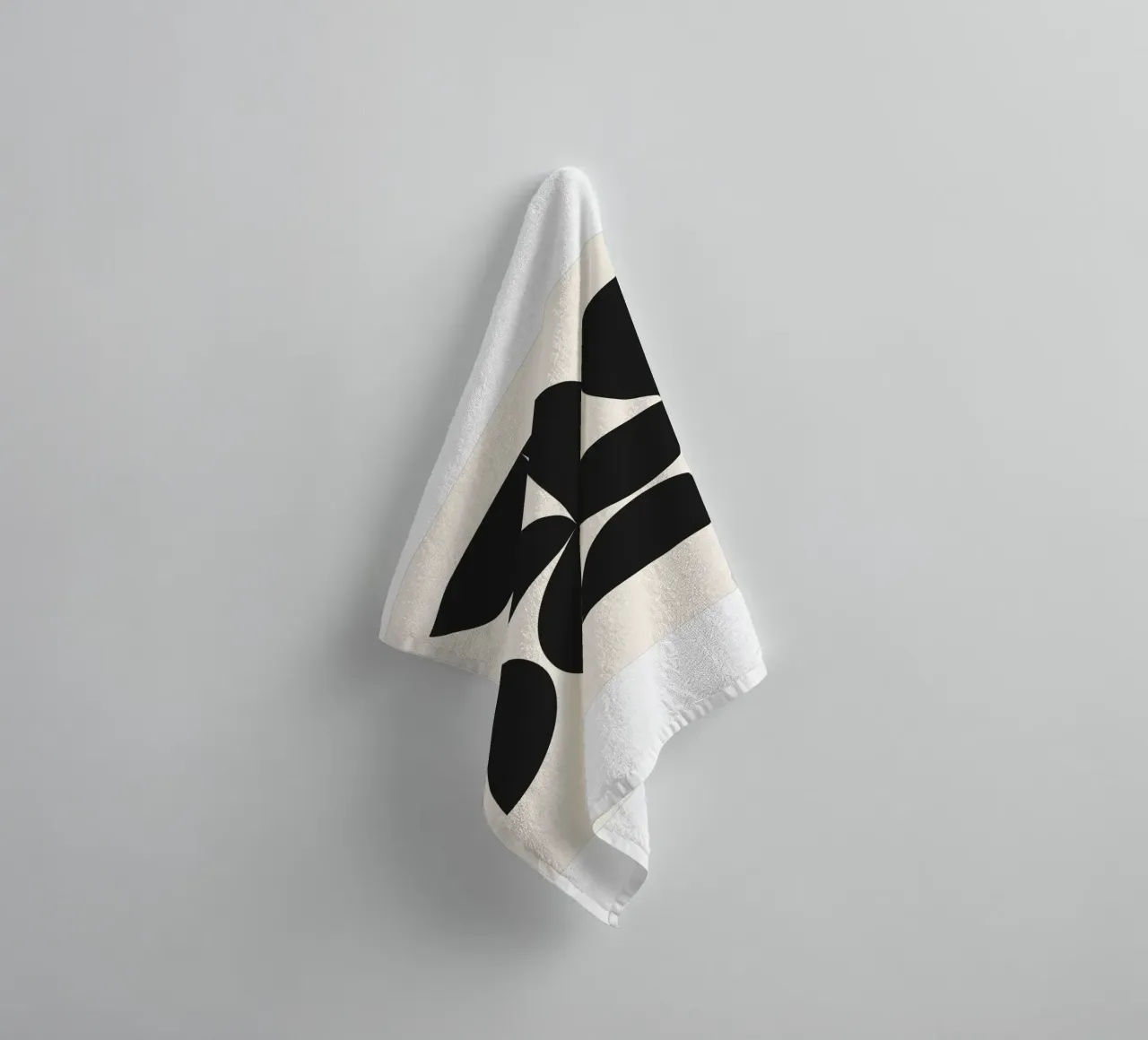 Minimal Bauhaus Geometry Print towel by Cozy Vibes
