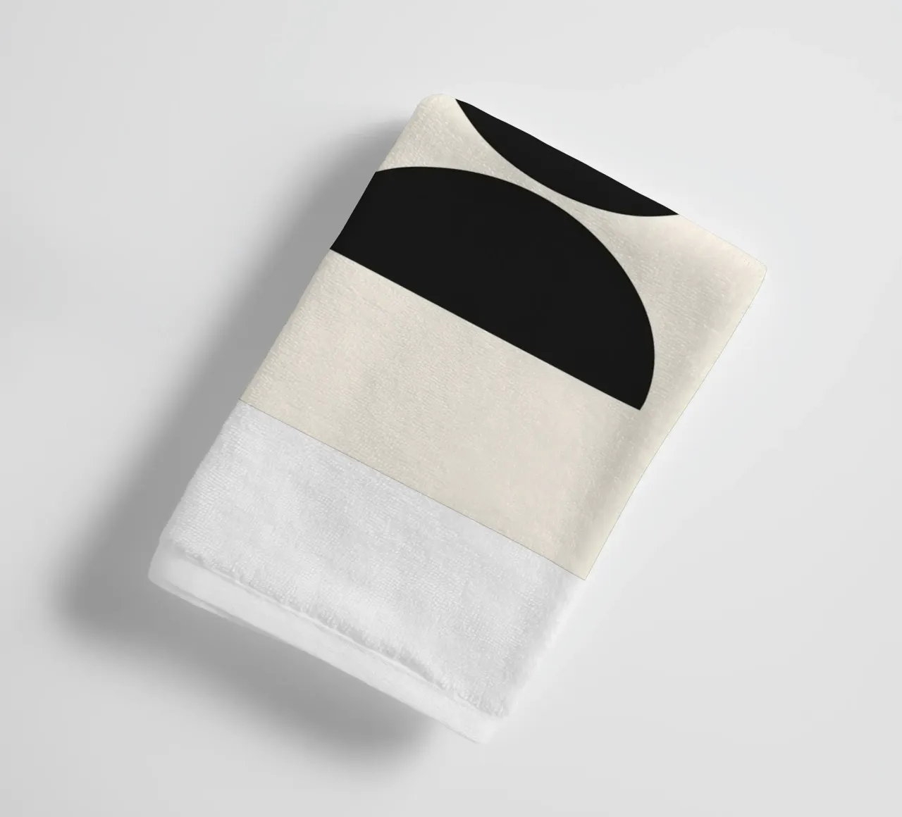 Minimal Bauhaus Geometry Print towel by Cozy Vibes