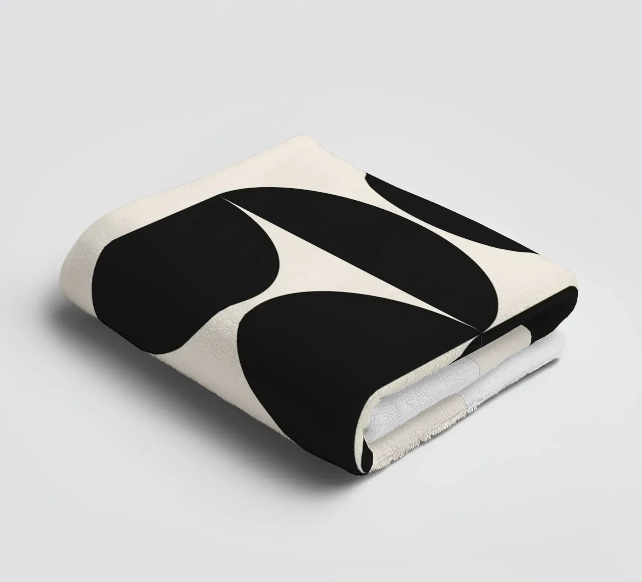 Minimal Bauhaus Geometry Print towel by Cozy Vibes
