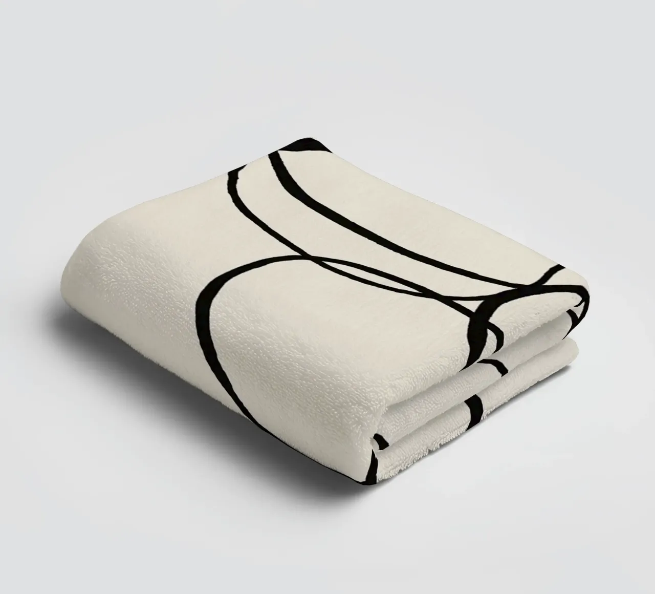 Echo Lines No 30 asciugamano da bagno da treechild