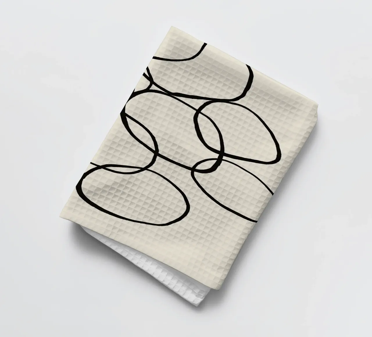 Echo Lines No 30 Geschirrtuch von treechild