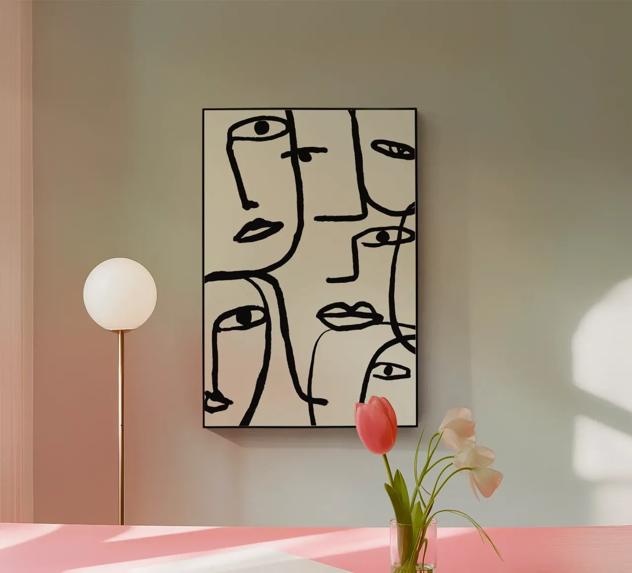 Echo Lines No 33 acrylic glass by treechild