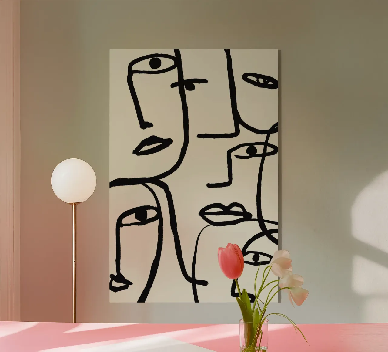 Echo Lines No 33 acrylic glass by treechild