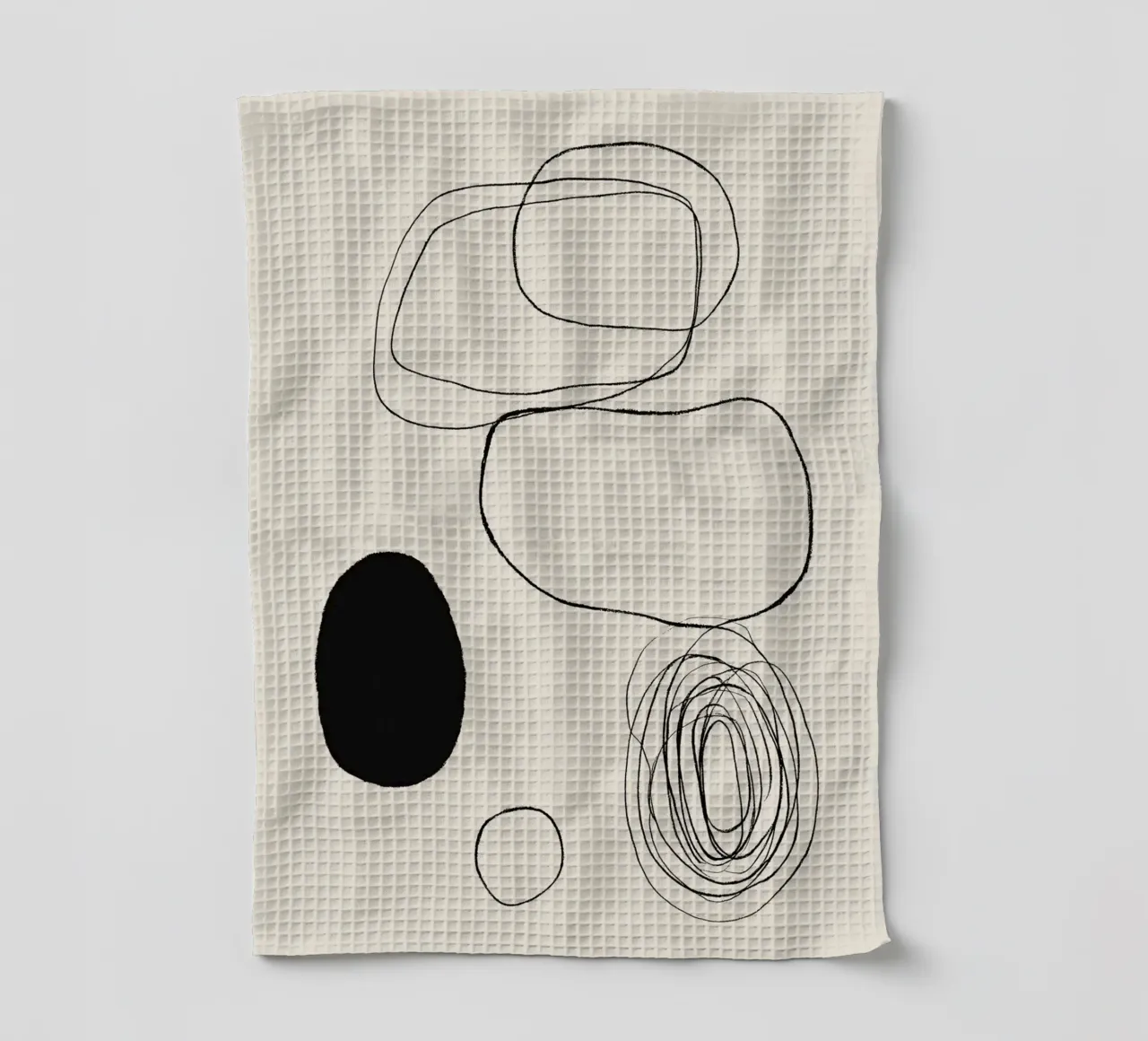 Echo Lines No 35 canovaccio da cucina da treechild