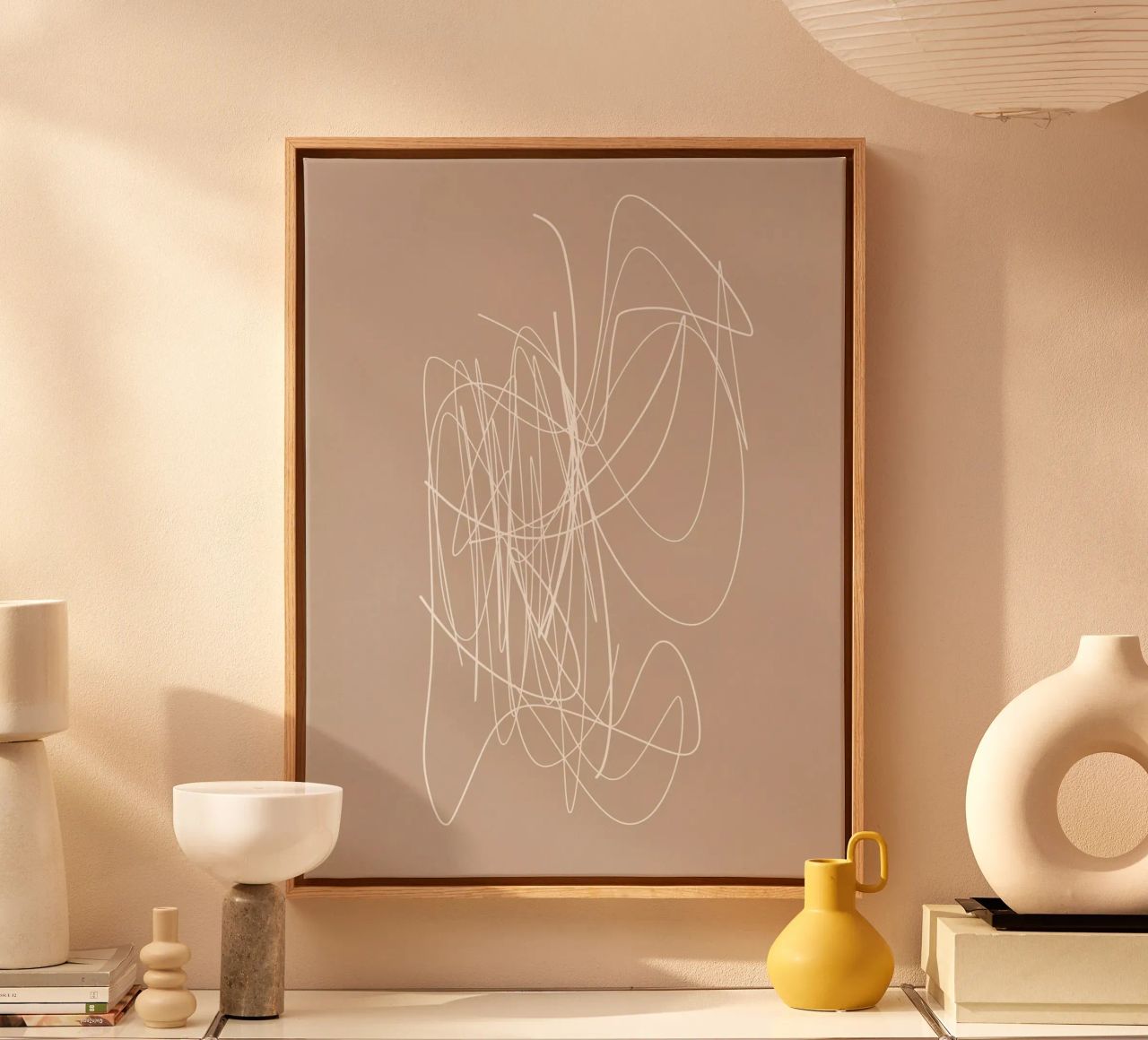Meet You There | Abstract Minimal Line Drawing tela da sabidussi