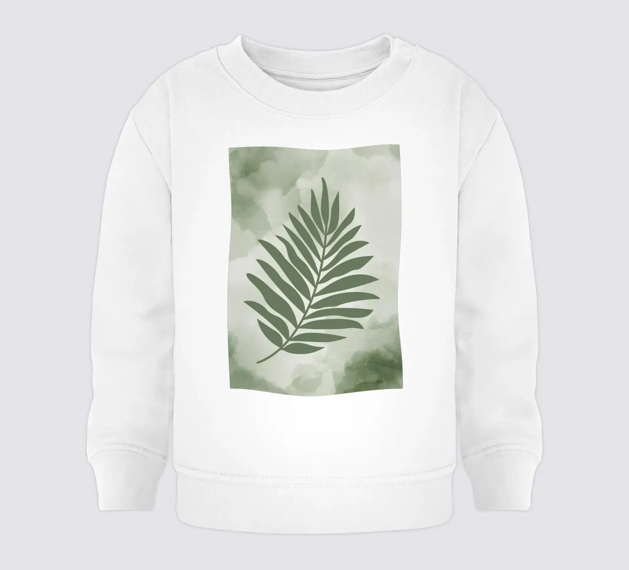 Foglia verde felpa neonato da HARU HARU