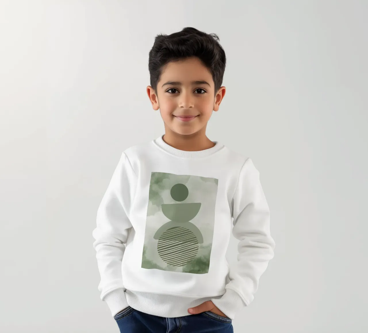 Forma astratta felpa bambino da HARU HARU