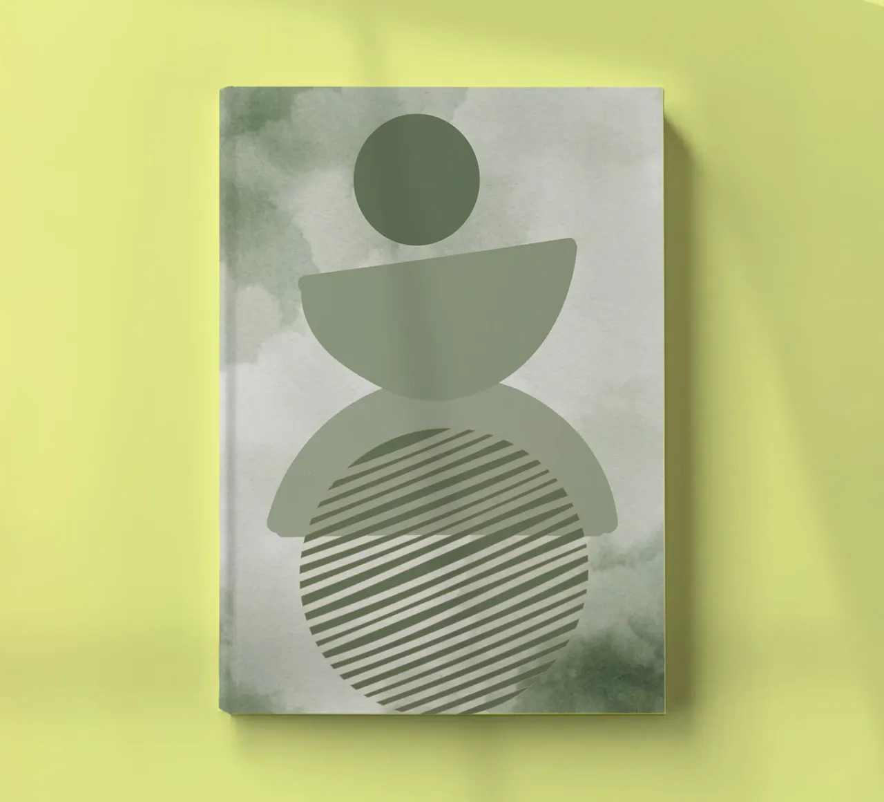 Abtract shape notebook by HARU HARU