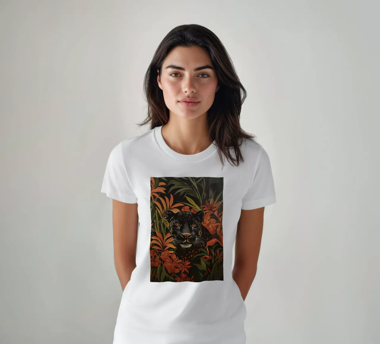 Pantera Nera nella giungla t-shirt da apple crumble